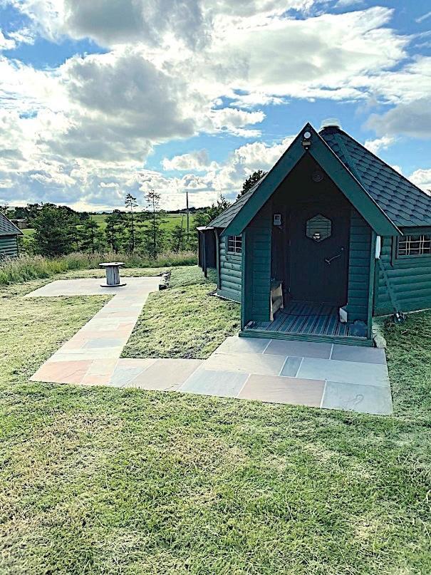 Holly Tree Glamping Cabins Wigglesworth Buitenkant foto